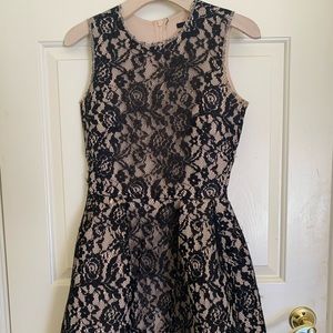 H&M lace fit and flare dress. Size 8